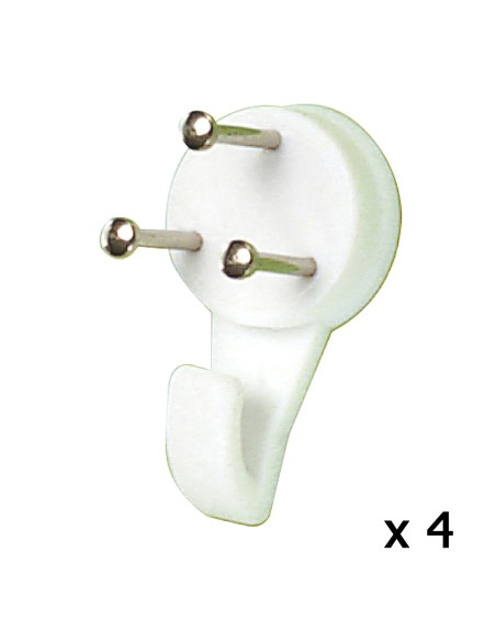 Cuelga Cuadros Gancho Pequeño (Blister 4 unidades) Clavar