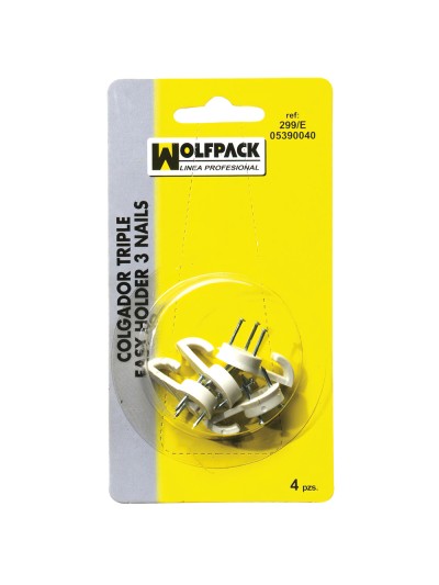 Cuelga Cuadros Gancho Pequeño (Blister 4 unidades) Clavar