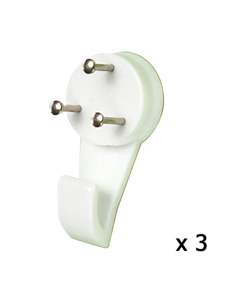 Cuelga Cuadros Gancho Grande (Blister 3 unidades) Clavar