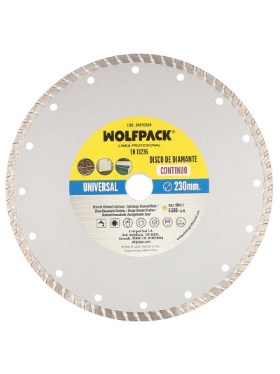 Disco Diamante 230 mm. General Obra Continuo