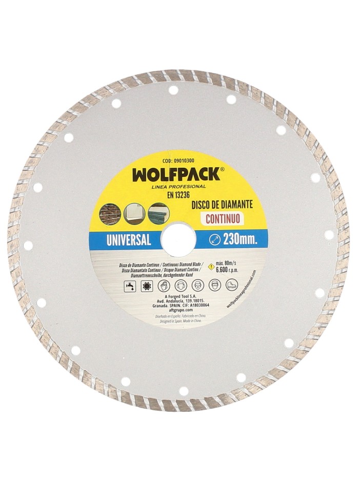 Disco Diamante 230 mm. General Obra Continuo