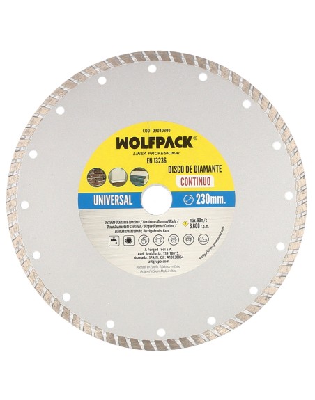 Disco Diamante 230 mm. General Obra Continuo