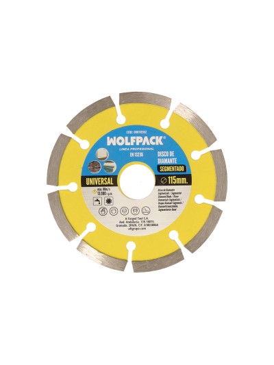 Disco Diamante 115 mm. General Obra Segmentado Sinterizado