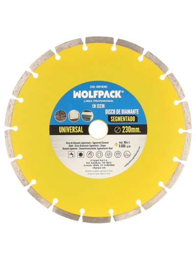 Disco Diamante 230 mm. General Obra Segmentado Sinterizado