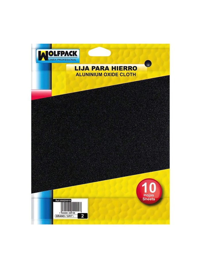 Lija Hierro 2 Grueso (Pack 10 Pliegos) Lija Hierro 2 Grueso (Pack 10 Pliegos)