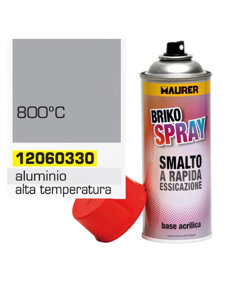 Spray Pintura Resistente Altas Temperaturas Aluminio   400 ml.