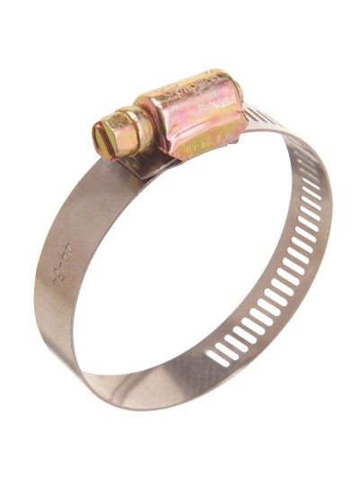 Abrazadera Sin Fin Acero Inoxidable Ancho 9 mm. -  Ø 10 /16 mm.  Abrazadera Metalica de Tornillo, Abrazadera Sin Fin