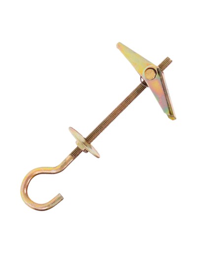 Taco Metal Vuelco Auto Gancho14-M4x95 mm. (Caja de 50 piezas)