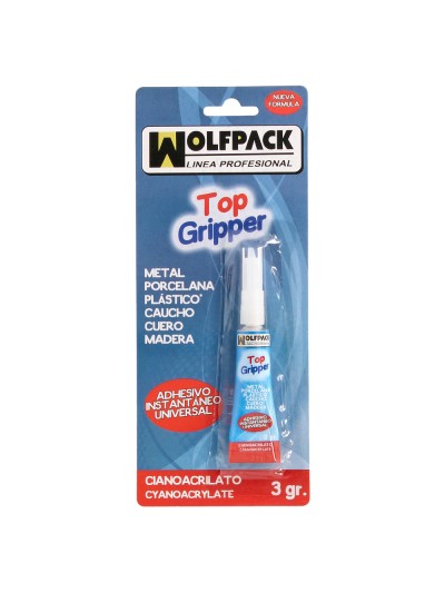 Pegamento Ciano Acrilato Wolfpack  3 Gramos