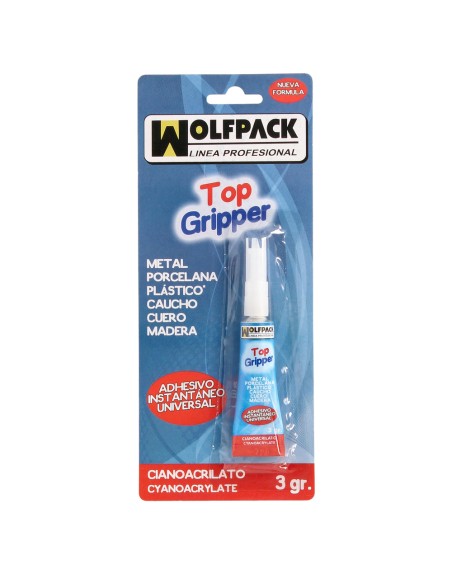 Pegamento Ciano Acrilato Wolfpack  3 Gramos