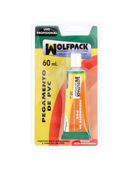 Pegamento PVC  Wolfpack    60 ml.