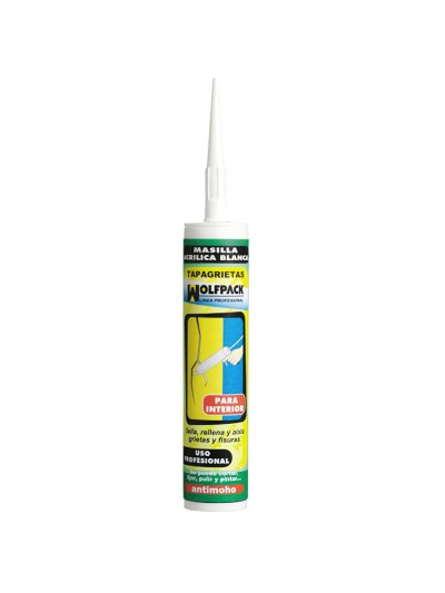 Masilla Acrilica Gris 280 cm³.