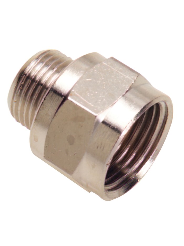 Adaptador Alargue Hembra 3/8 - Macho 1/4 (Blister 2 Piezas)