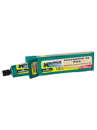 Pegamento PVC  Wolfpack    125 ml.