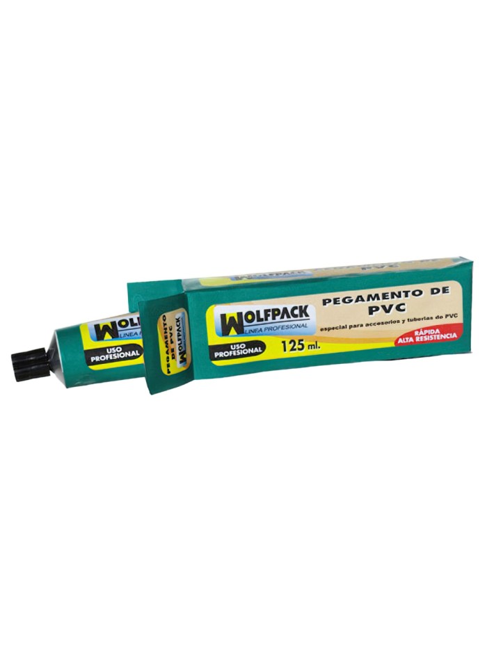 Pegamento PVC  Wolfpack    125 ml.