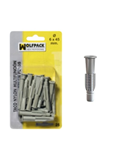 Taco Multiaccion MU 10x60 mm. (10 Piezas)