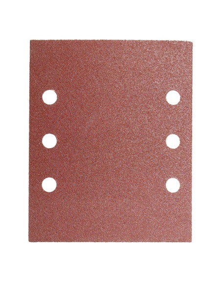 Lija Recambio Con Velcro 114x140 mm. Con Agujeros Grano  80 (10 Piezas)